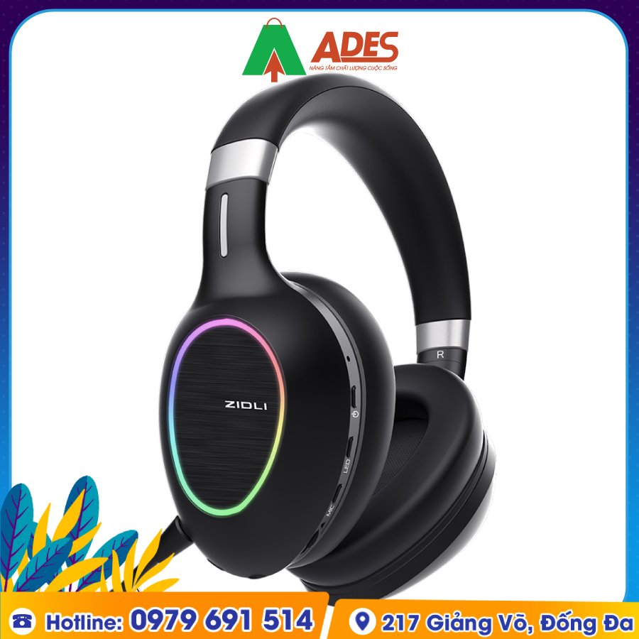 Tai Nghe Gaming Không Dây Over-Ear Zidli AH1 gia re