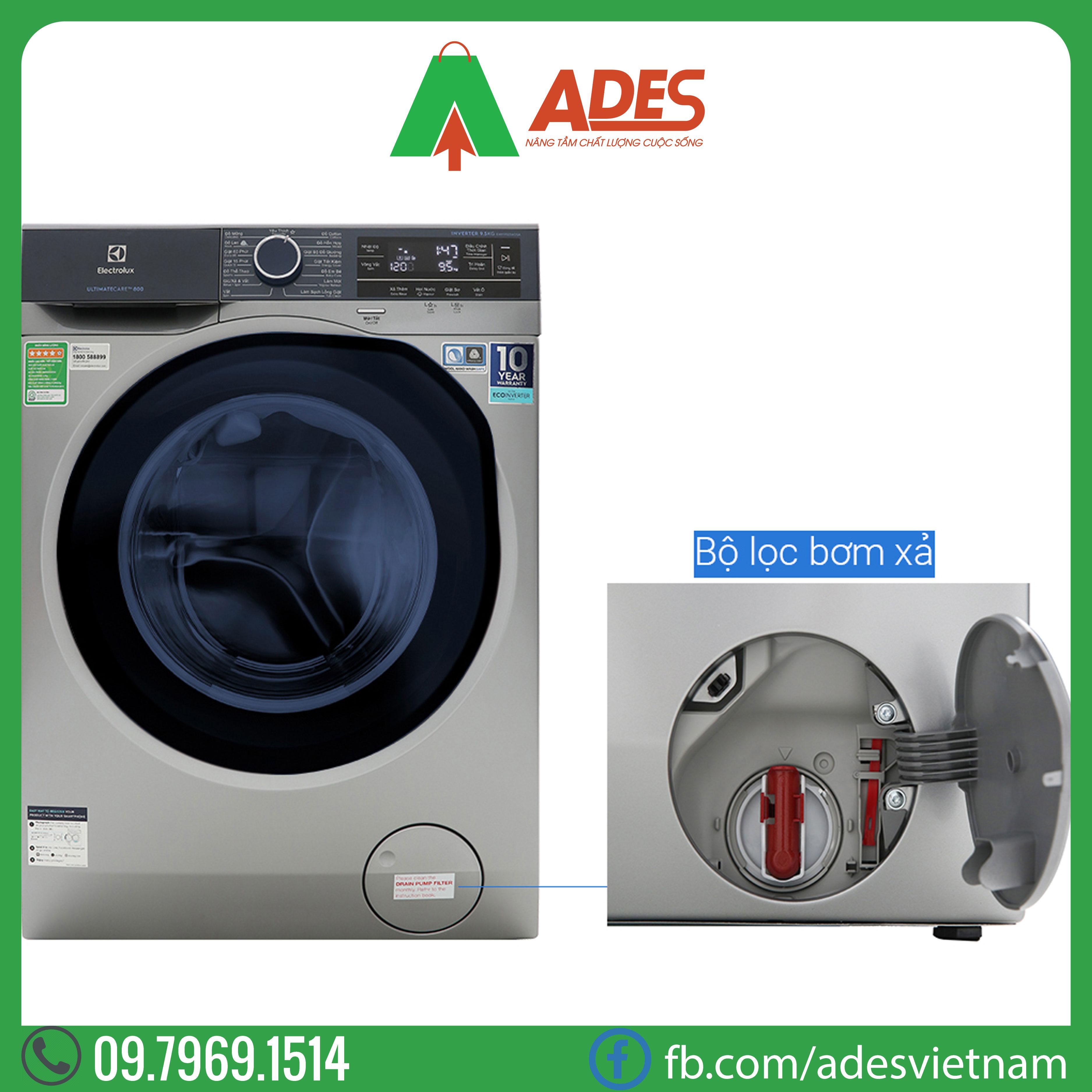 May giat Electrolux Inverter 11 kg EWF1142BESA