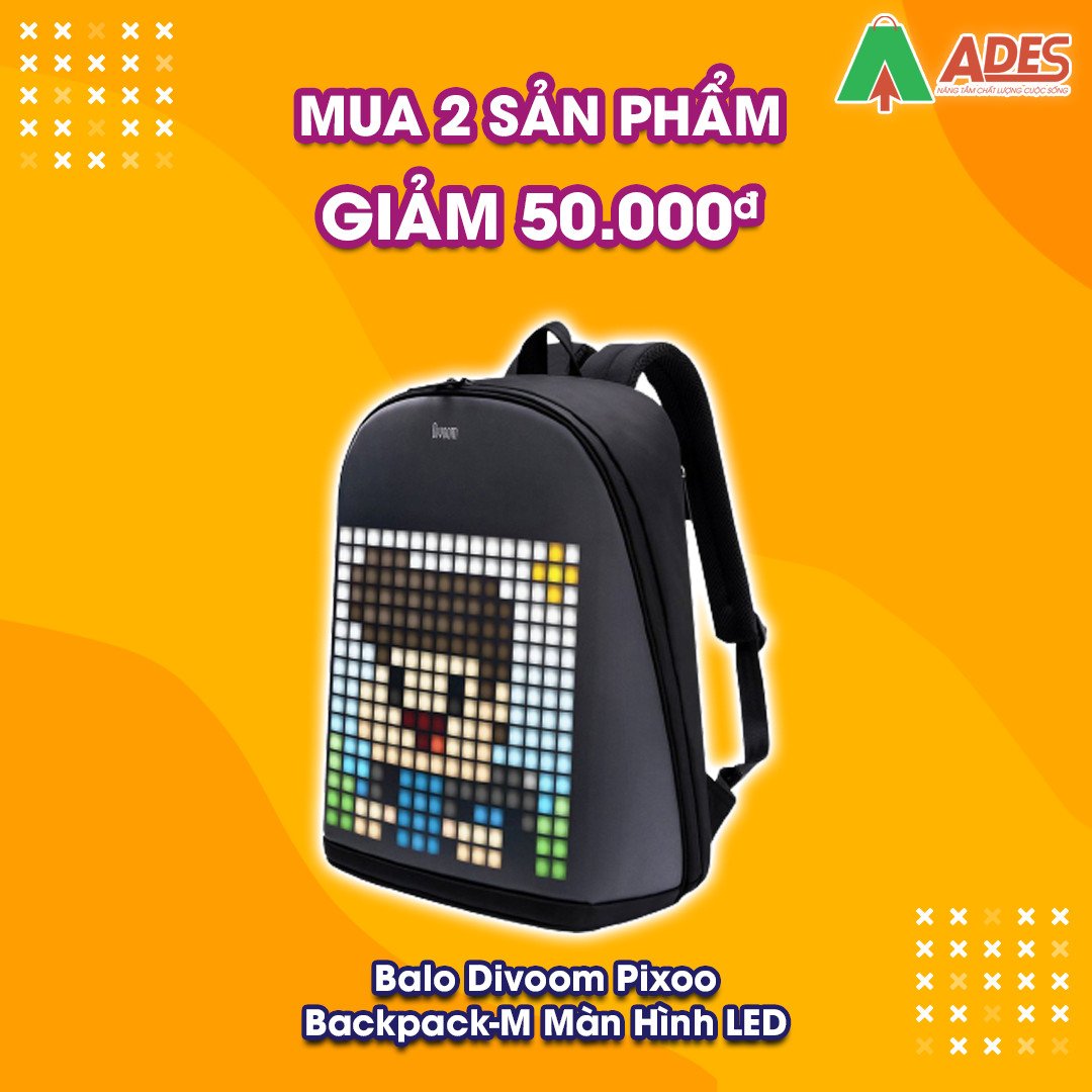 DIVOOM PIXOO BACKPACK chinh hang