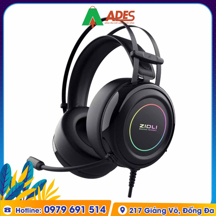 Tai Nghe Gaming Over-Ear Zidli ZH-7RB (7.1)