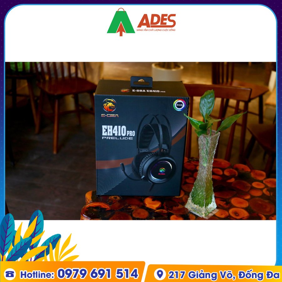 Tai Nghe Gaming Edra EH410 Pro giam gia