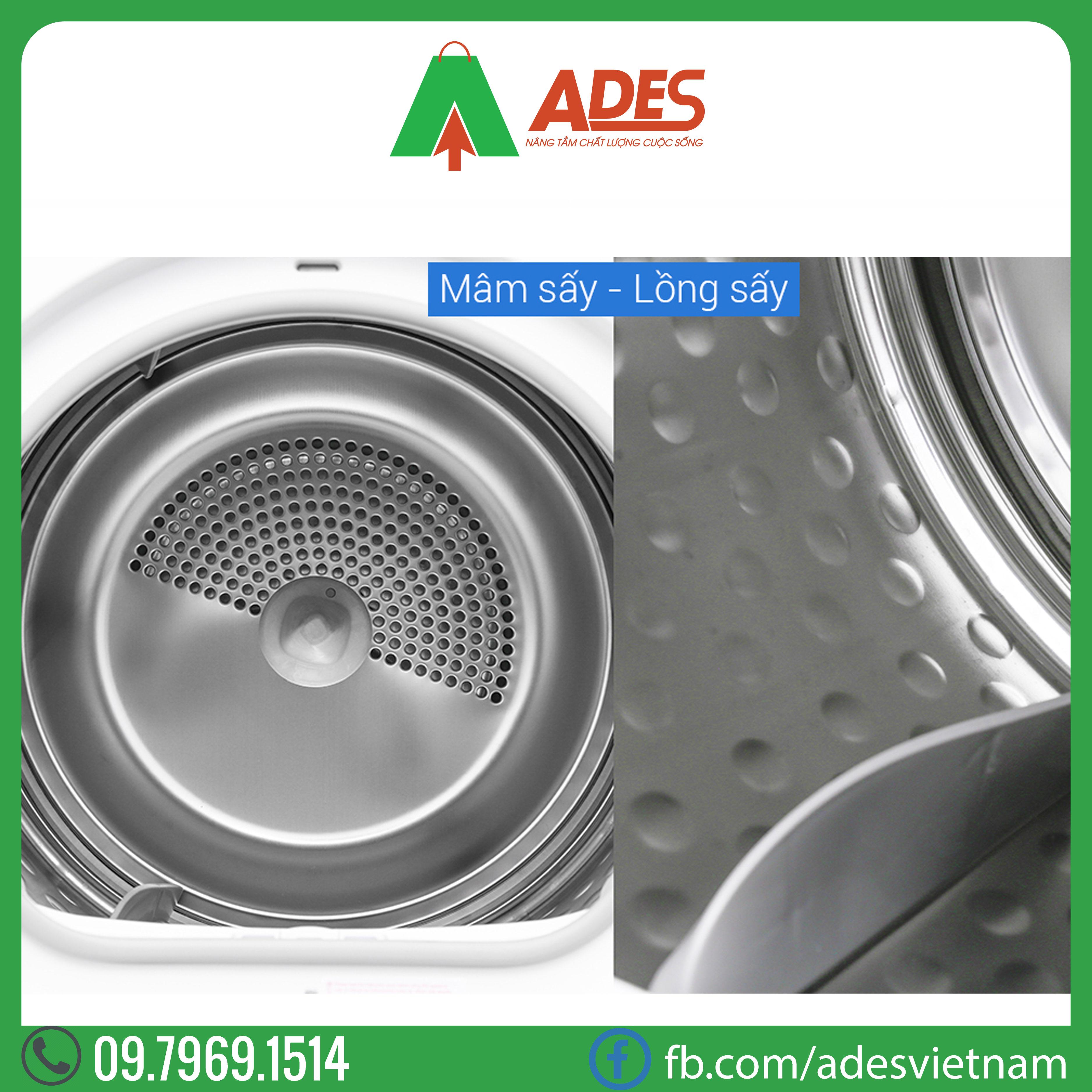 May say quan ao Electrolux EDC2086PDW