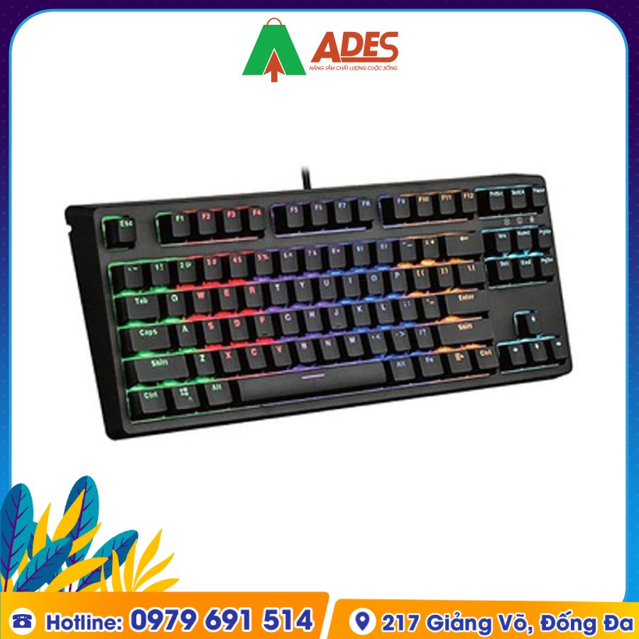 Ban Phim Co Gaming Edra EK387 RGB Outemu Switch