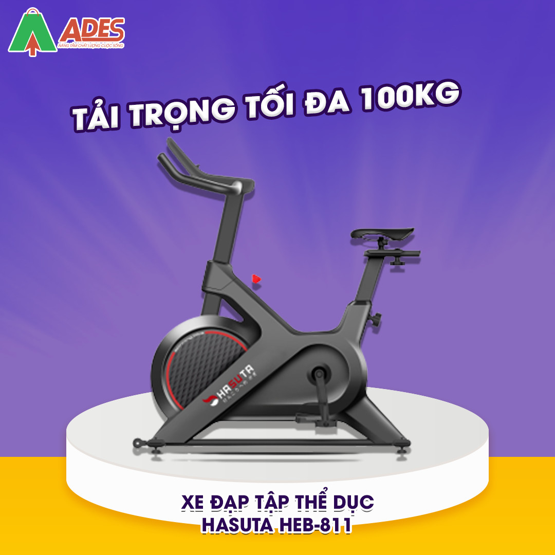 Xe Dap Tap The Duc Hasuta HEB-811 moi 2021