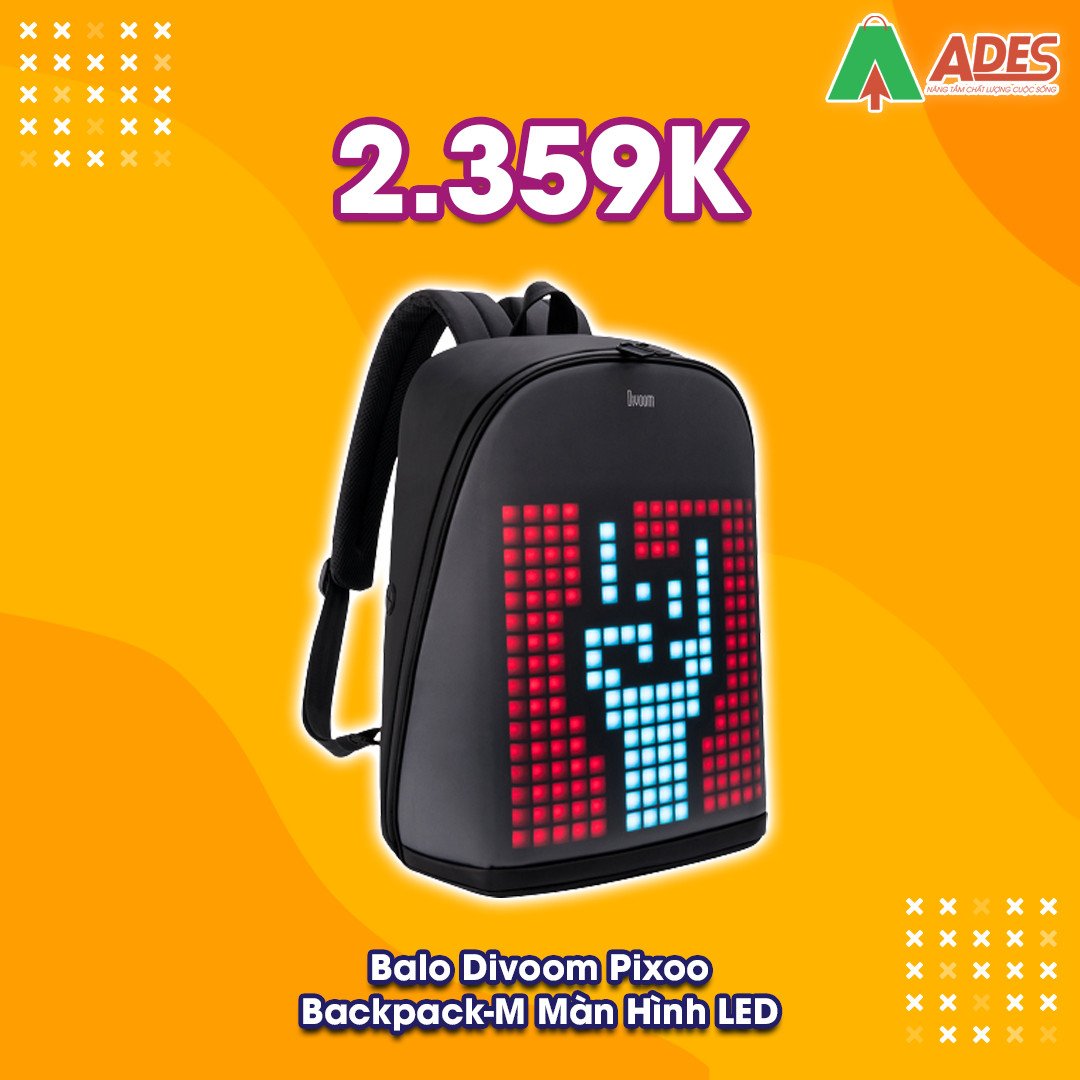 DIVOOM PIXOO BACKPACK gia sieu re