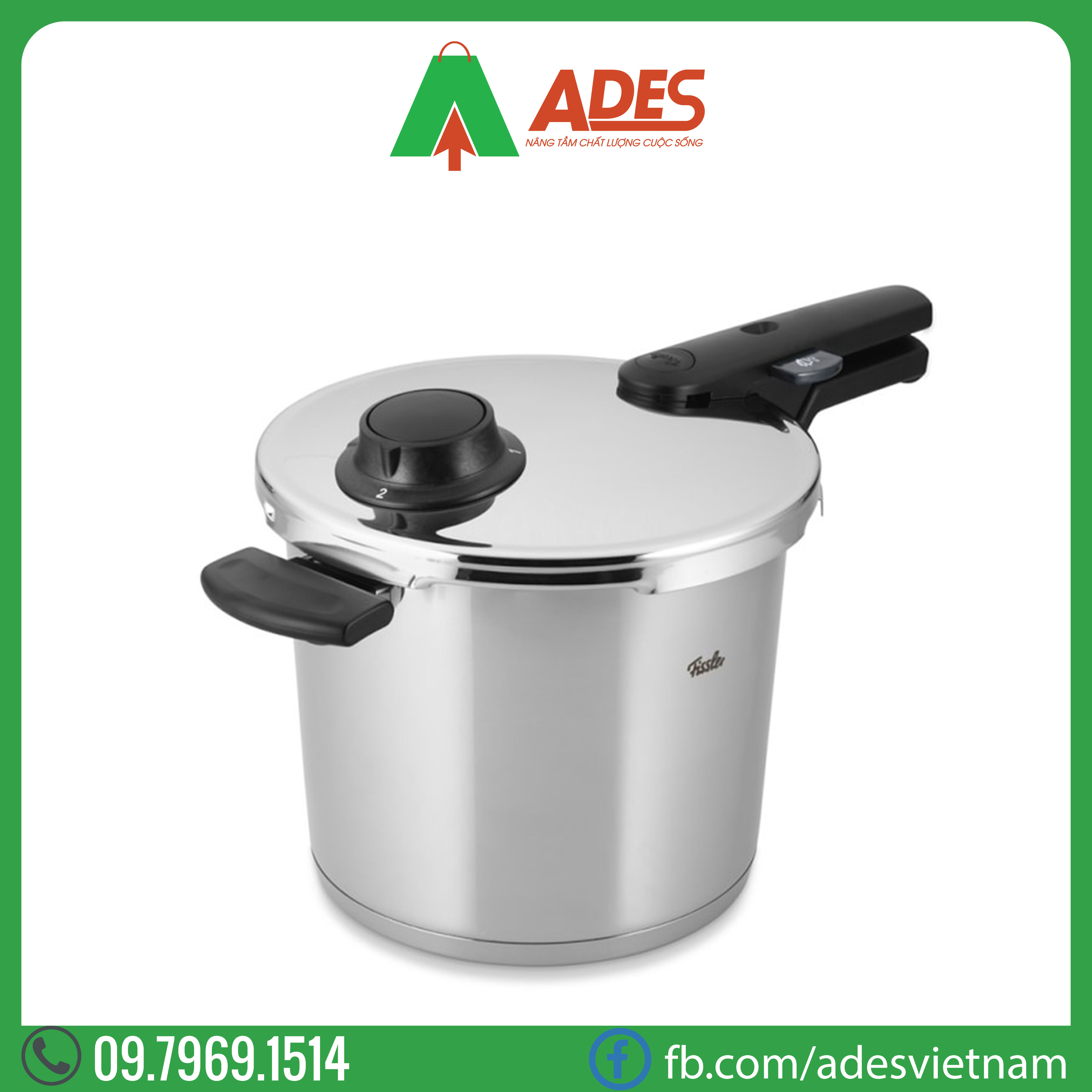 Noi ap suat Fissler Vitavit Comfort 22cm- 4.5lit Dien may ADES