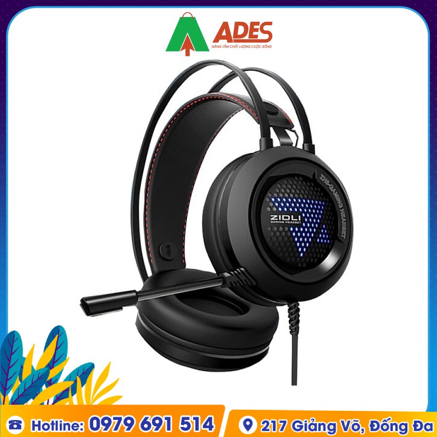 Tai Nghe Gaming Over-Ear Zidli ZH6 (7.1) chinh hang