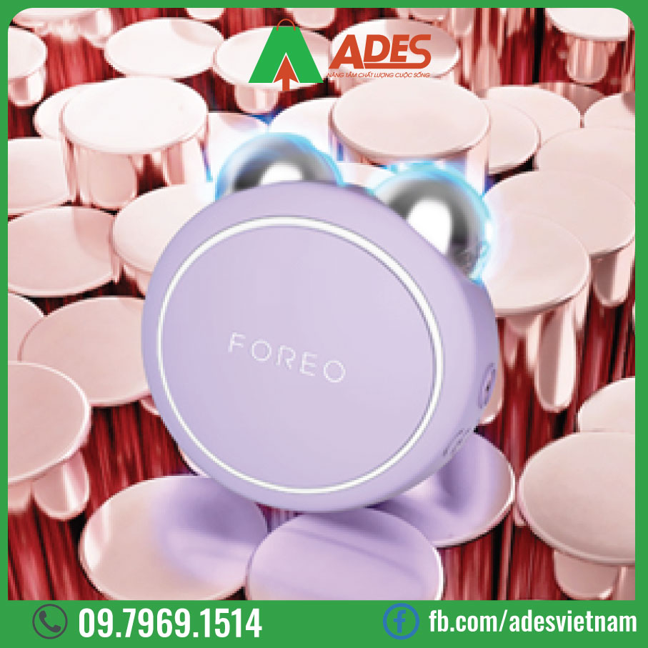 May massage nang co mat foreo bear minisize