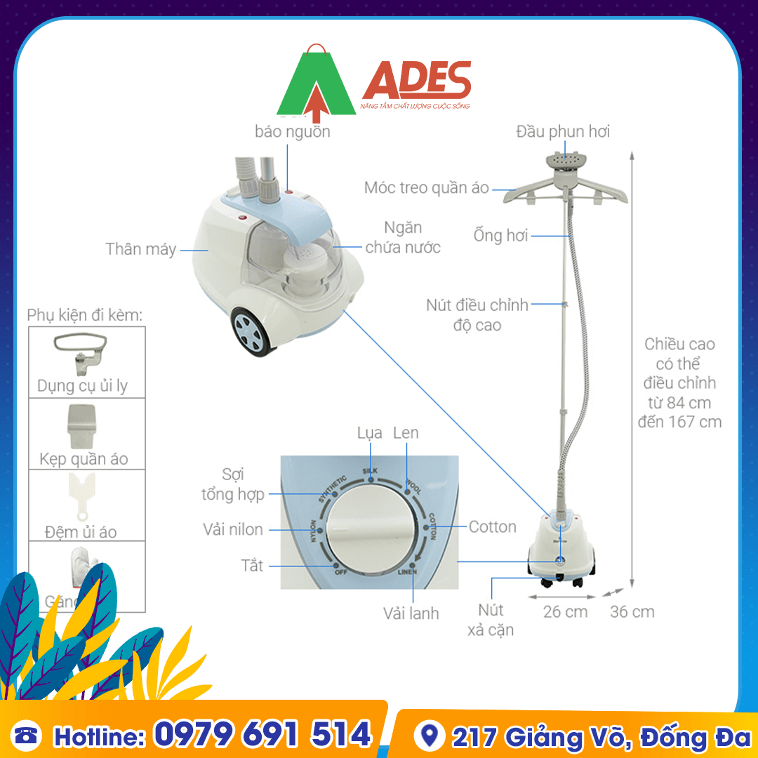 ban ui hoi nuoc dung Bluestone GSB-3911