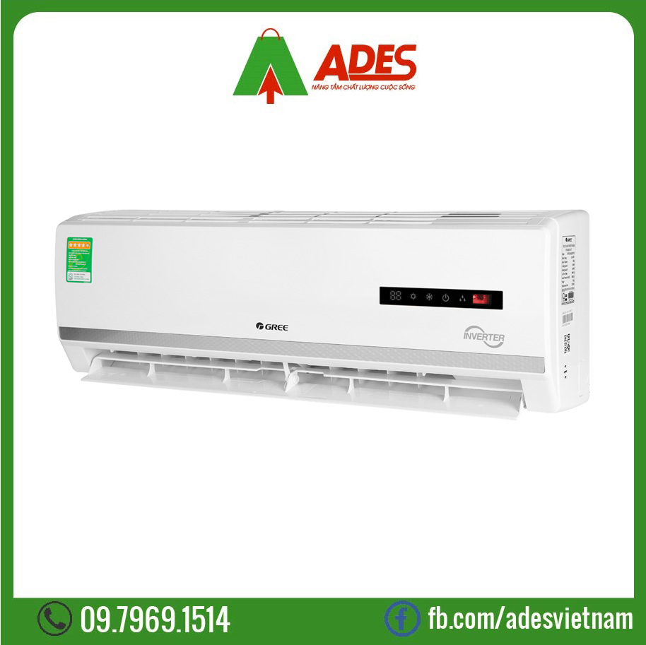 Dieu hoa 2 chieu Gree Inverter 1 HP GWH09WA-K3D9B7L 