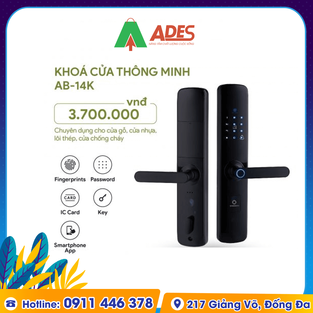 khoa van tay cua go Homekit AB-14K