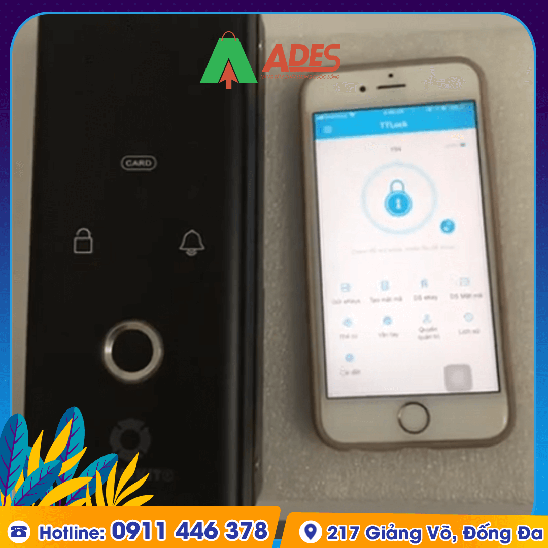 khoa van tay cua kinh Homekit AB-11H