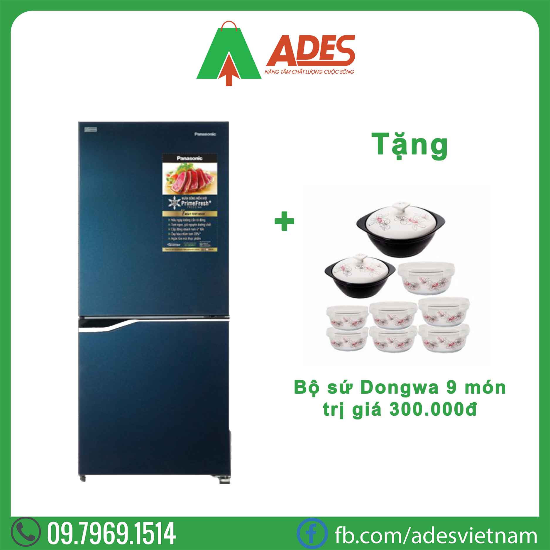 Tu lanh Panasonic Inverter NR-BV360GAVN