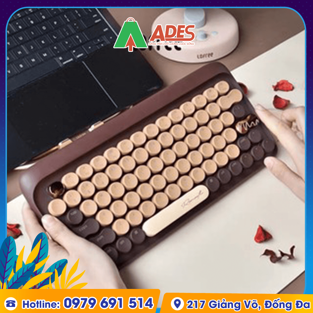 Ban phim Lofree Dot Chocolate Limited