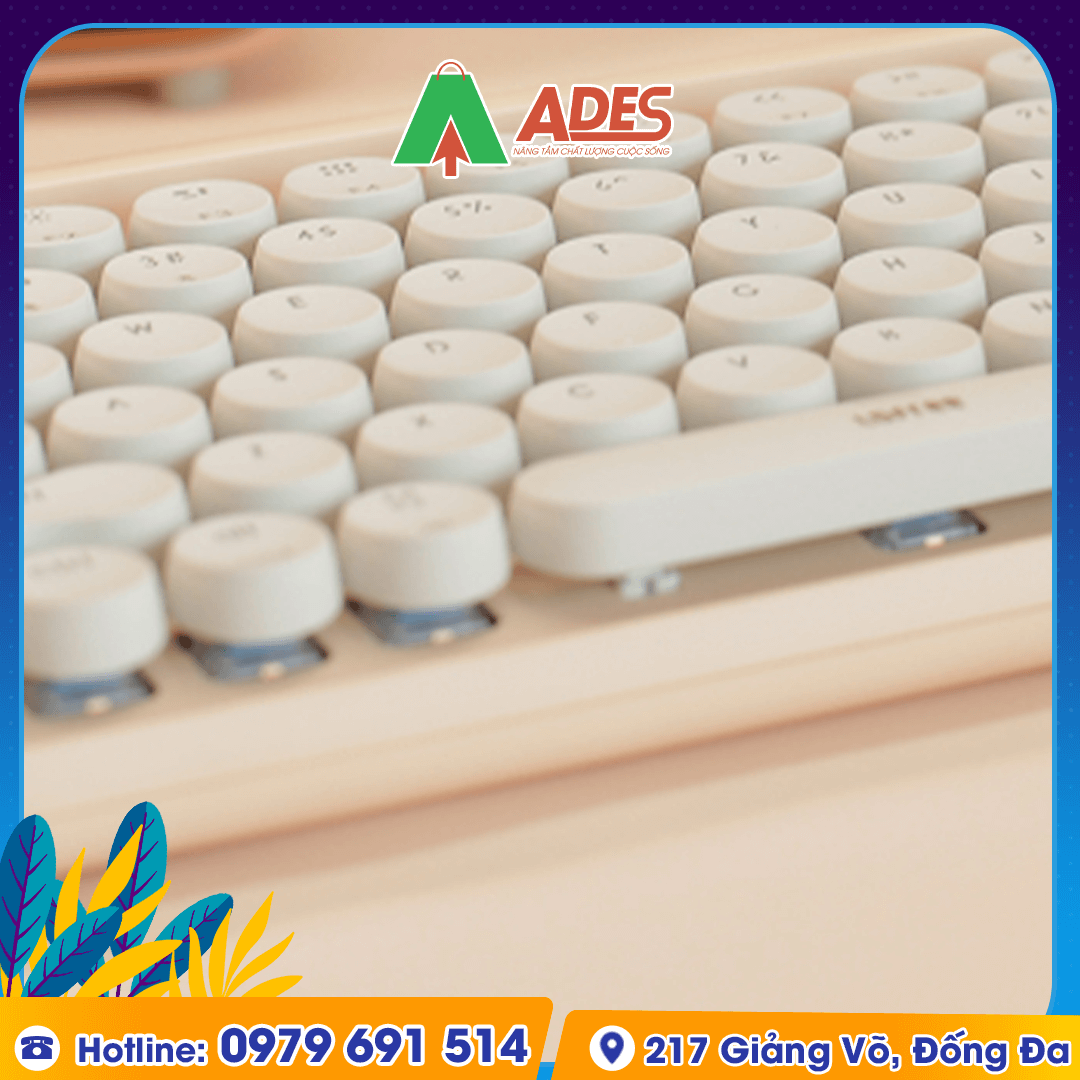 ban phim co khong day LOFREE MILKTEA