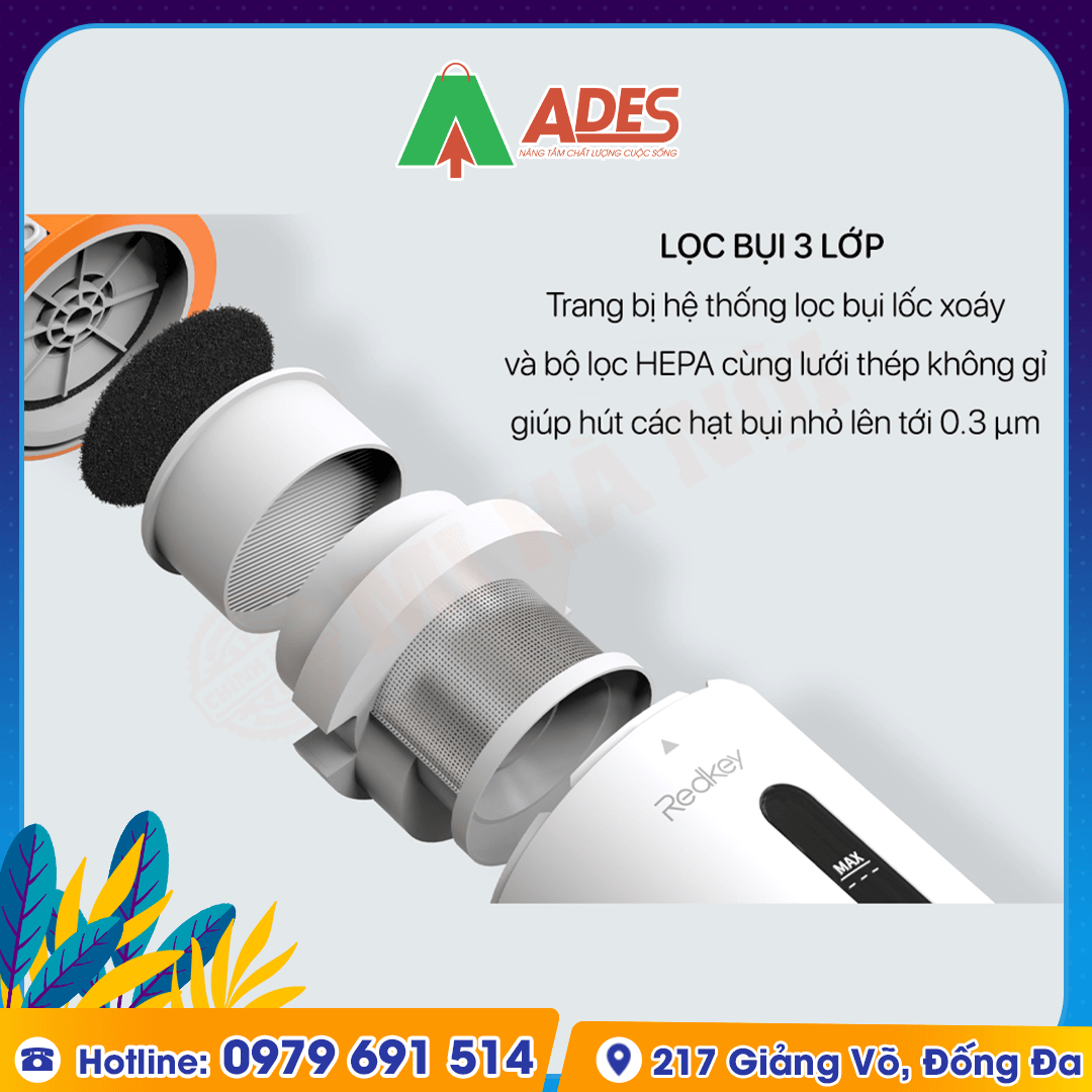 Máy Hút bụi Cầm tay Xiaomi Redkey P6C - Điện máy ADE | Ades.vn