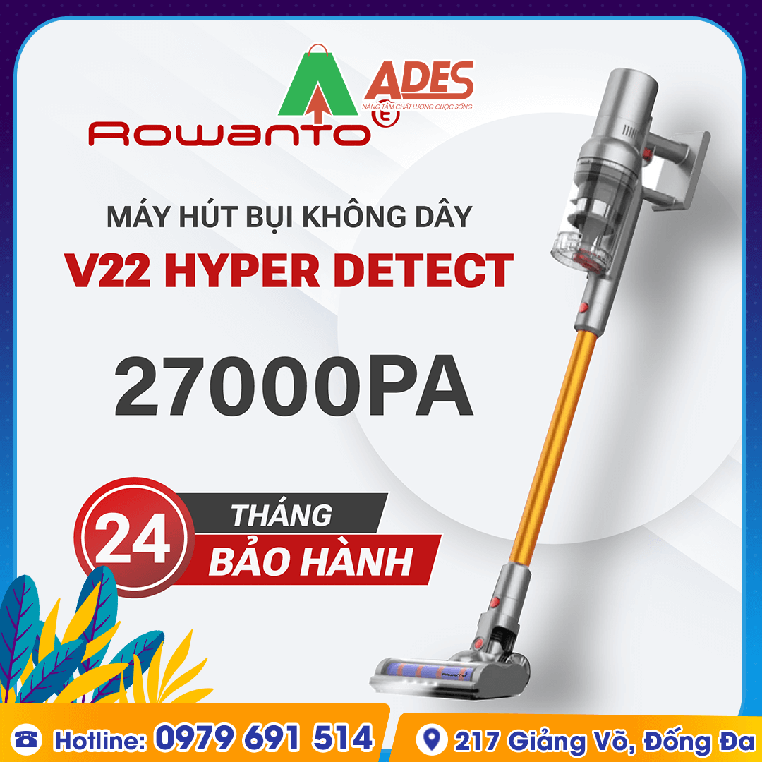 May hut bui cam tay Rowanto V22 Hyper Detect