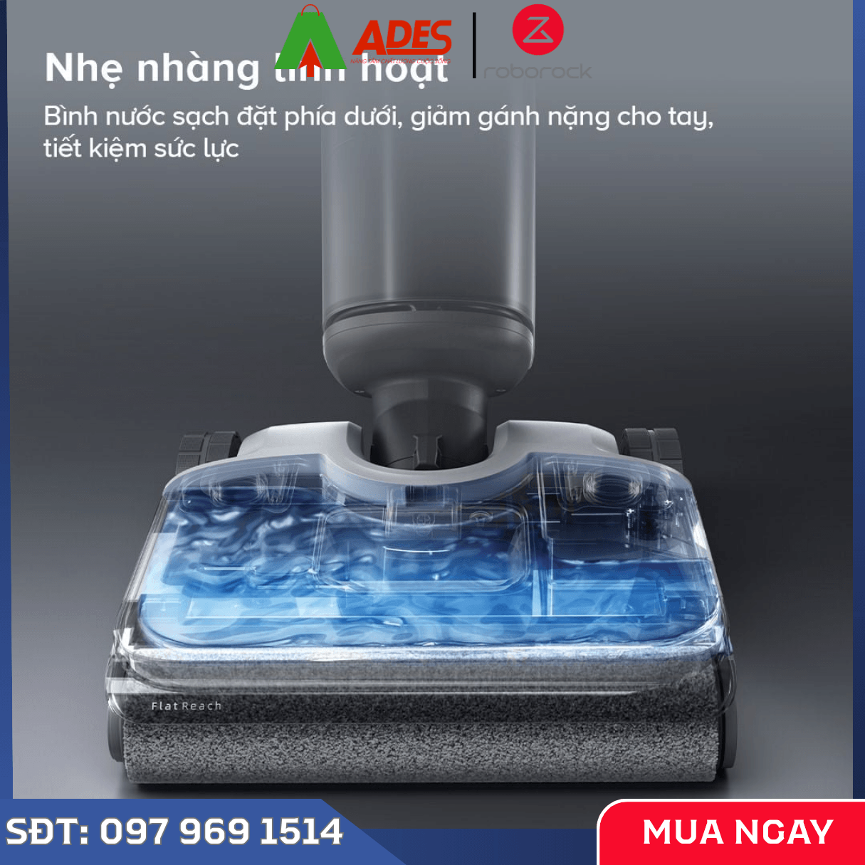 Máy Hút Bụi Cầm Tay Roborock F25 lực hút mạnh 20.000 Pa