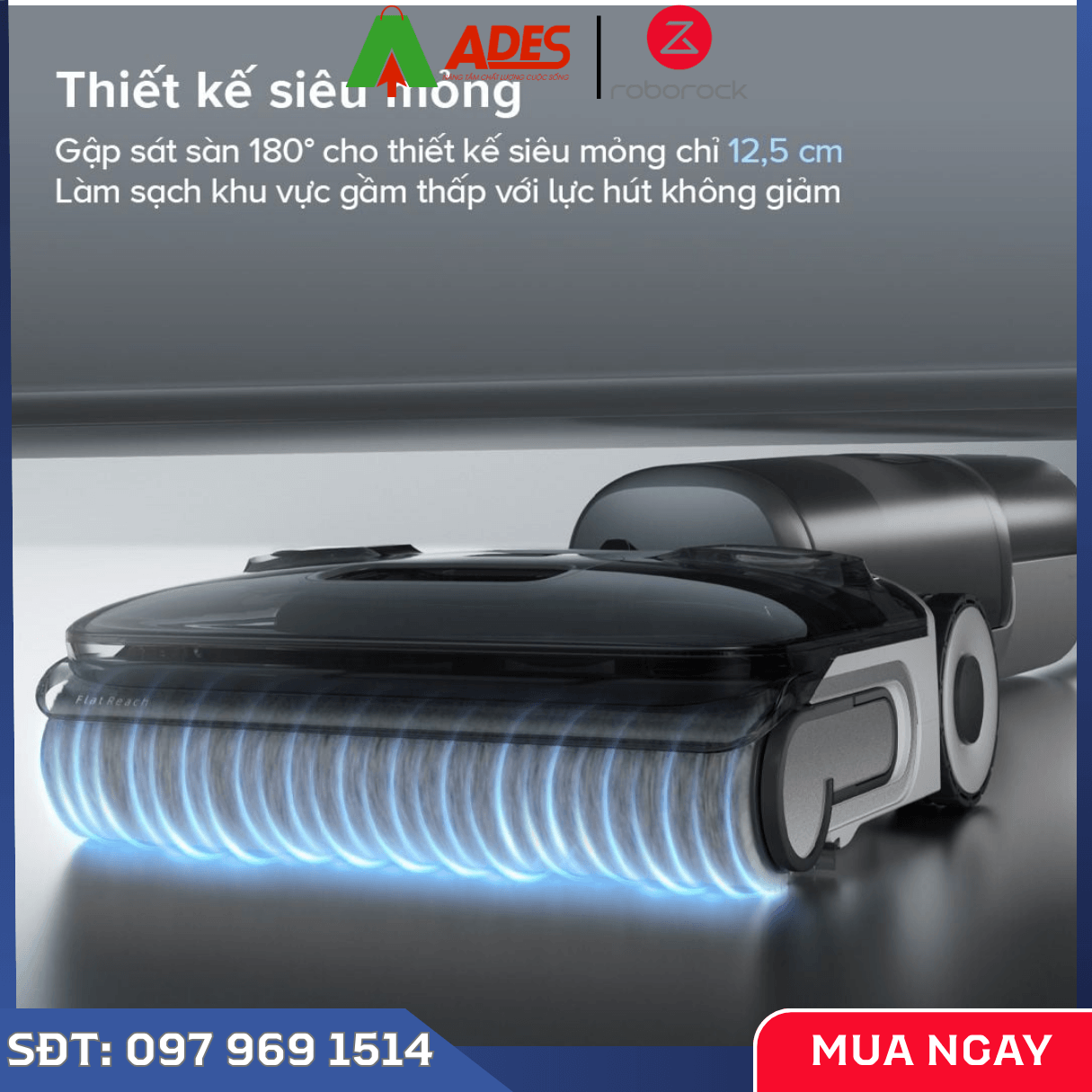 Máy Hút Bụi Cầm Tay Roborock F25 lực hút mạnh 20.000 Pa