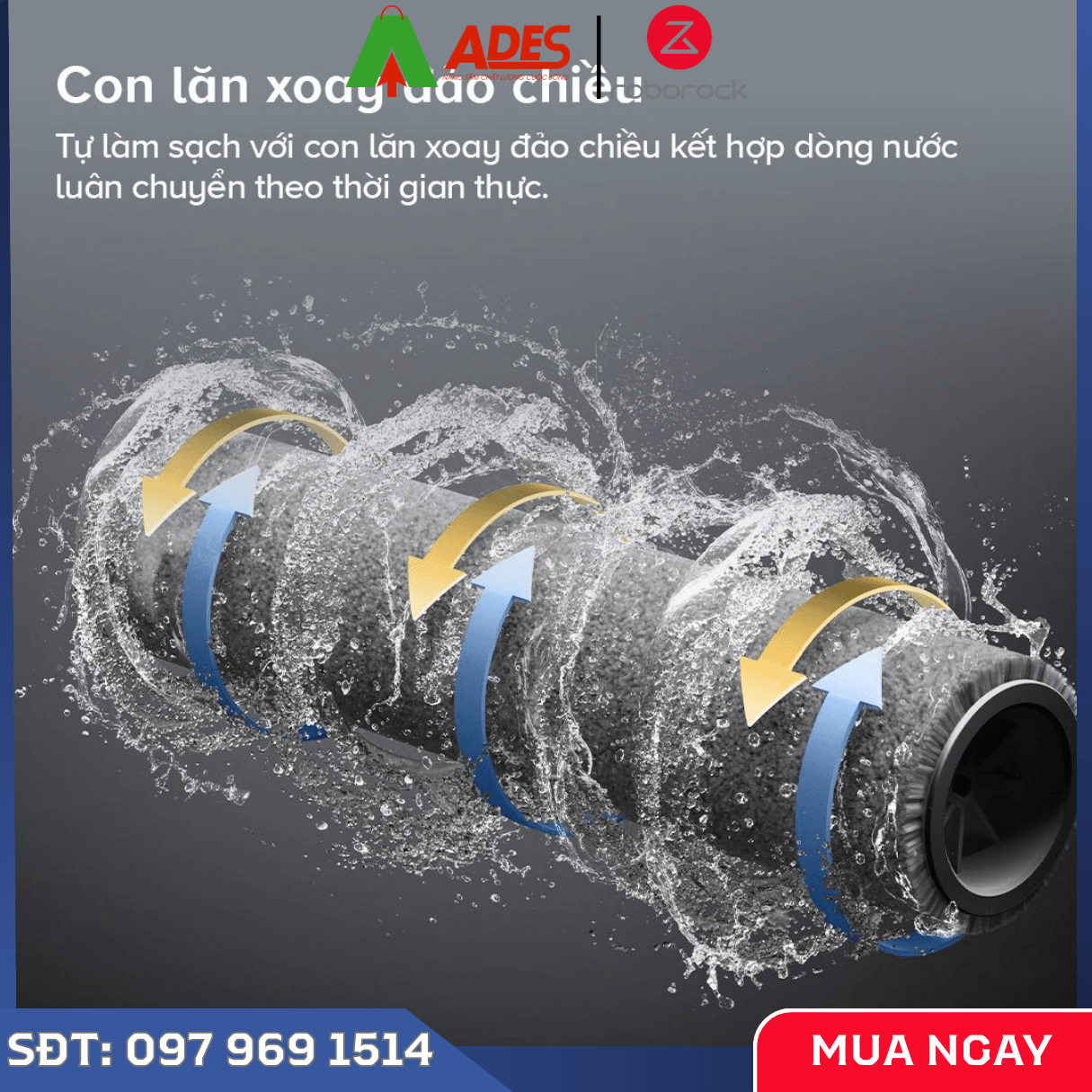 Máy Hút Bụi Cầm Tay Roborock F25 lực hút mạnh 20.000 Pa