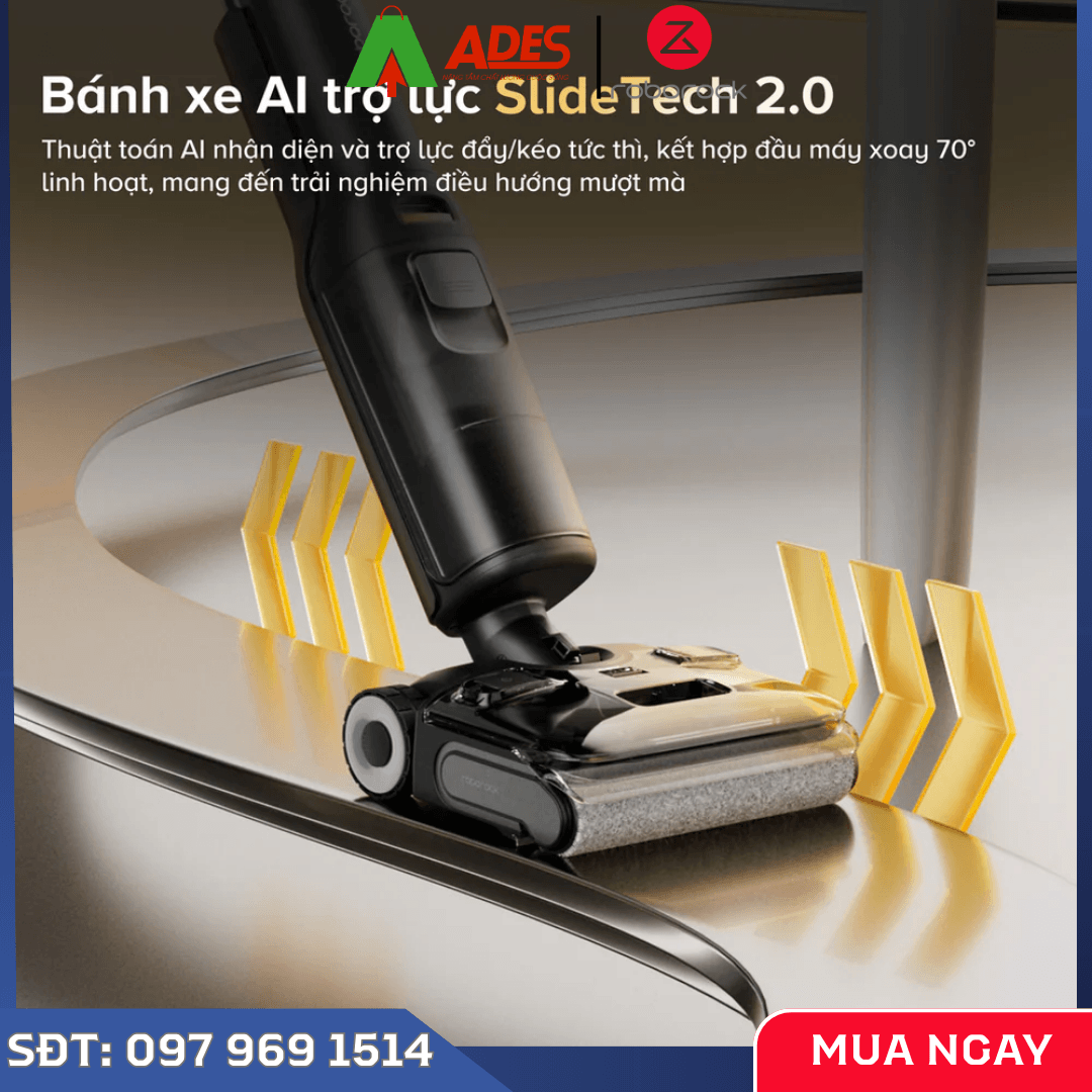 Máy hút bụi lau nhà cầm tay Roborock F25 ACE Combo (5-in-1) lực hút 20.000 Pa