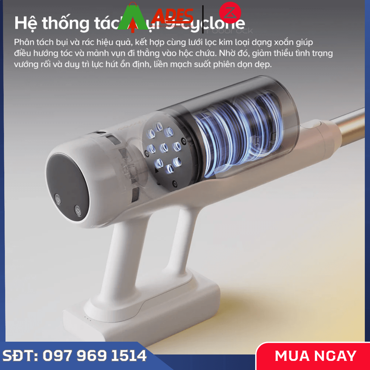 Máy Hút Bụi Cầm Tay Không Dây Roborock H60