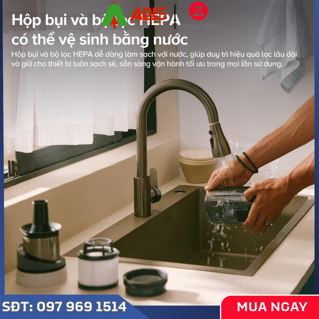 Máy Hút Bụi Cầm Tay Không Dây Roborock H60