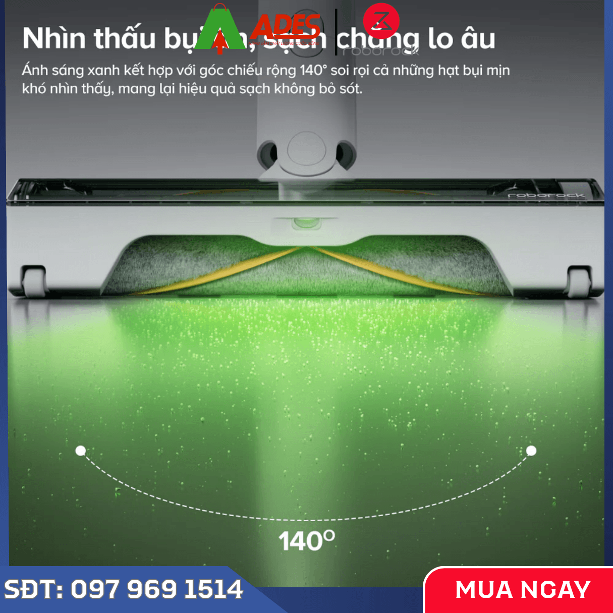 Máy Hút Bụi Cầm Tay Không Dây Roborock H60