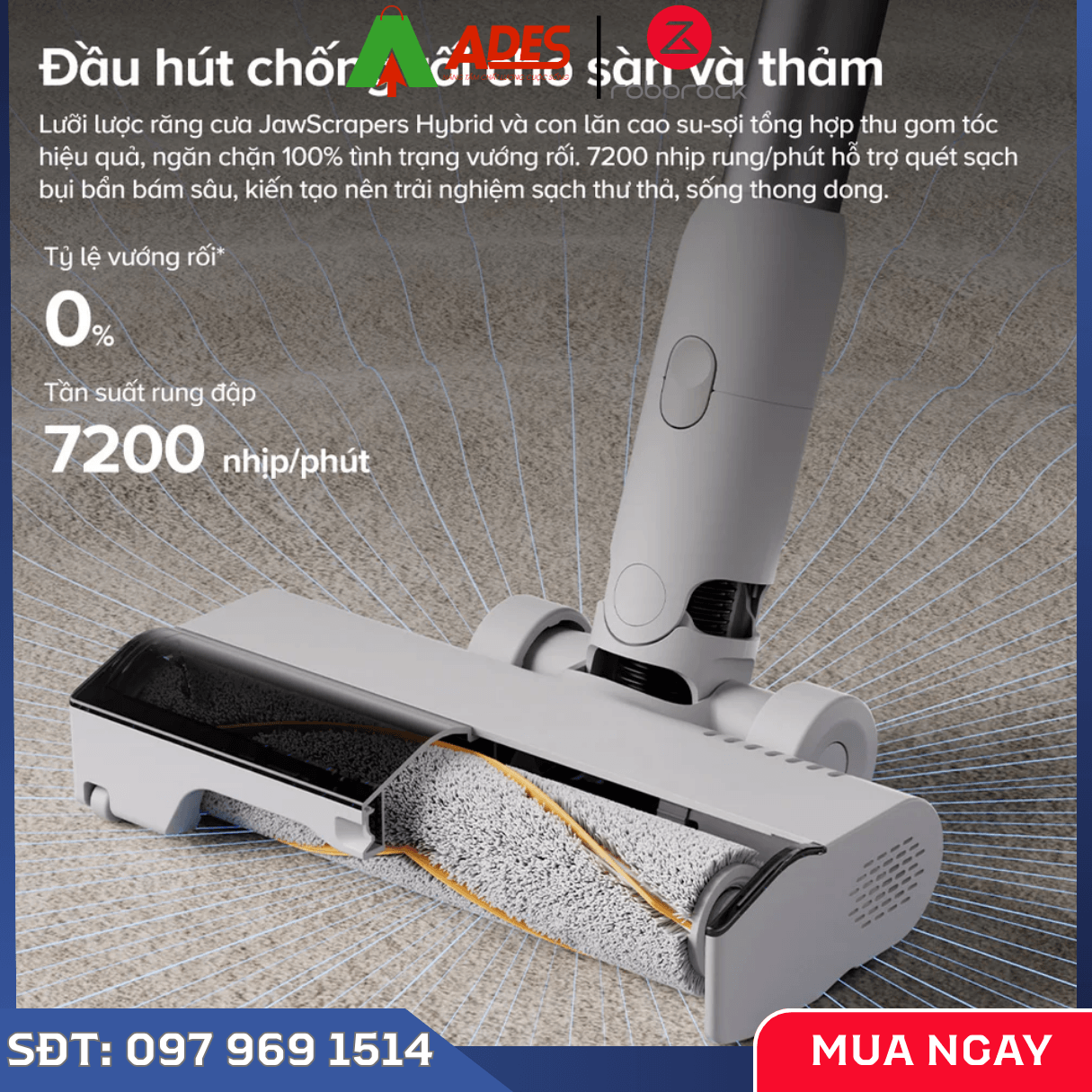 Máy Hút Bụi Cầm Tay Không Dây Roborock H60