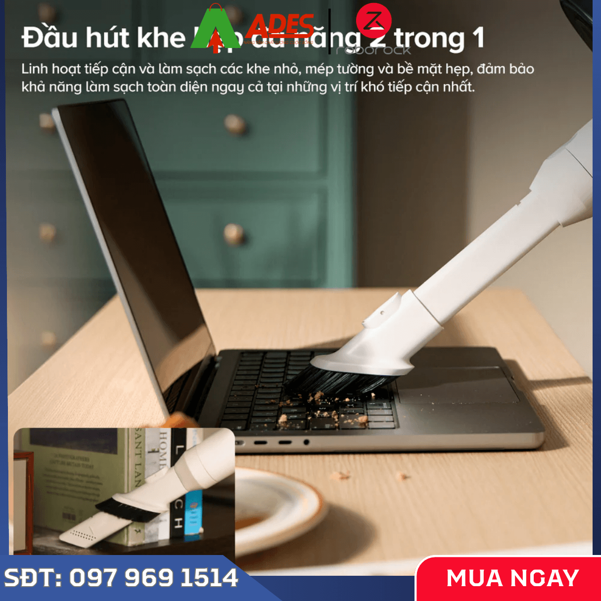 Máy Hút Bụi Cầm Tay Không Dây Roborock H60