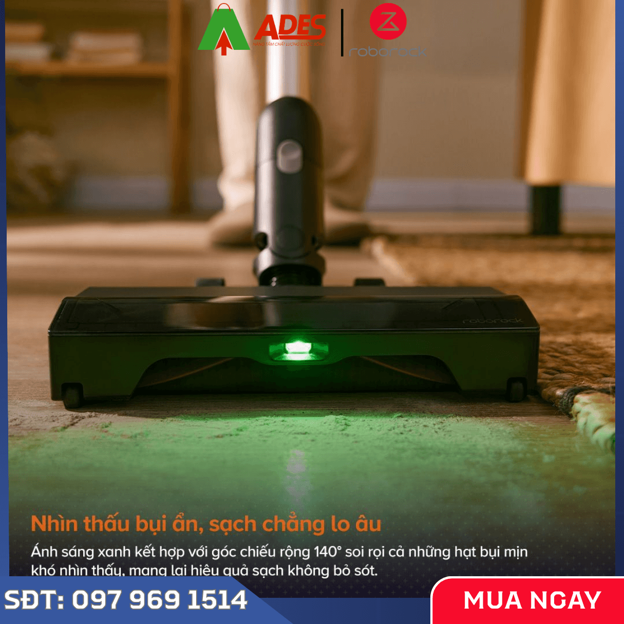 Máy Hút Bụi Cầm Tay Không Dây Roborock H60 Hub Pro