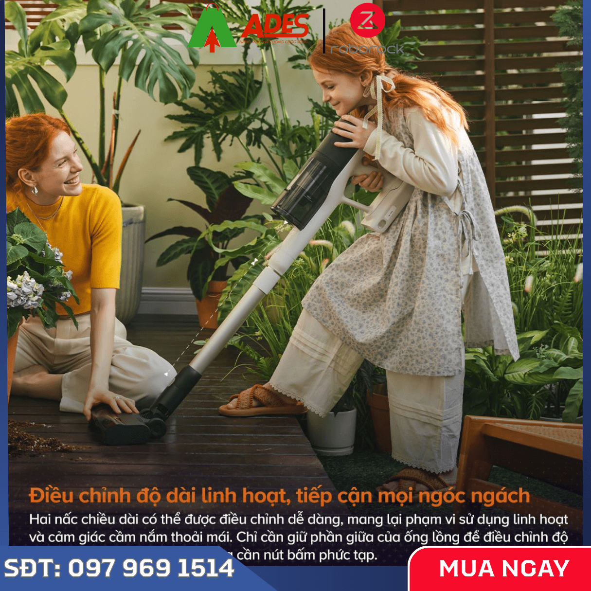 Máy Hút Bụi Cầm Tay Không Dây Roborock H60 Hub Pro