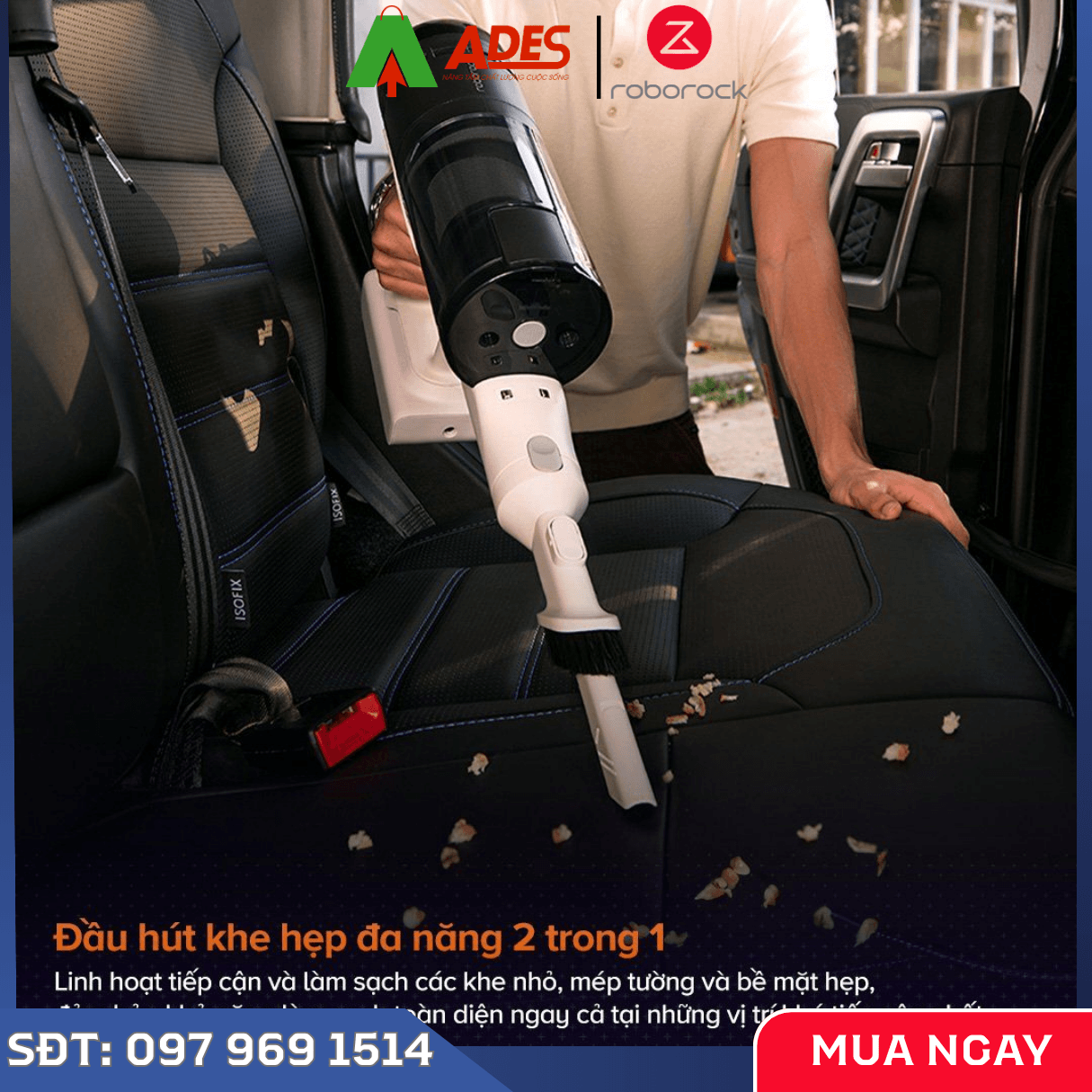 Máy Hút Bụi Cầm Tay Không Dây Roborock H60 Hub Pro