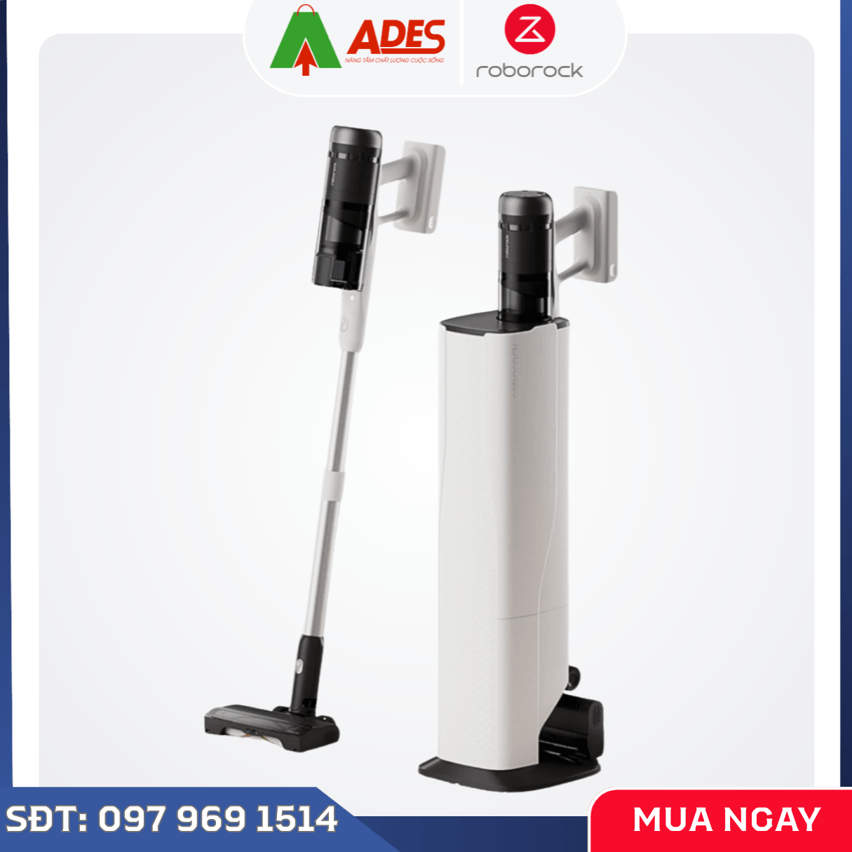 Máy Hút Bụi Cầm Tay Không Dây Roborock H60 Hub Pro