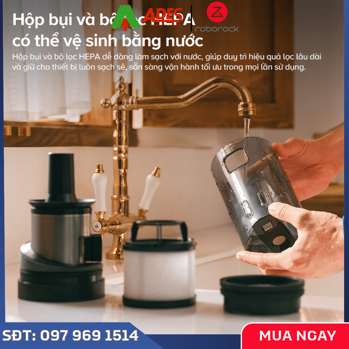 Máy Hút Bụi Cầm Tay Không Dây Roborock H60 Ultra