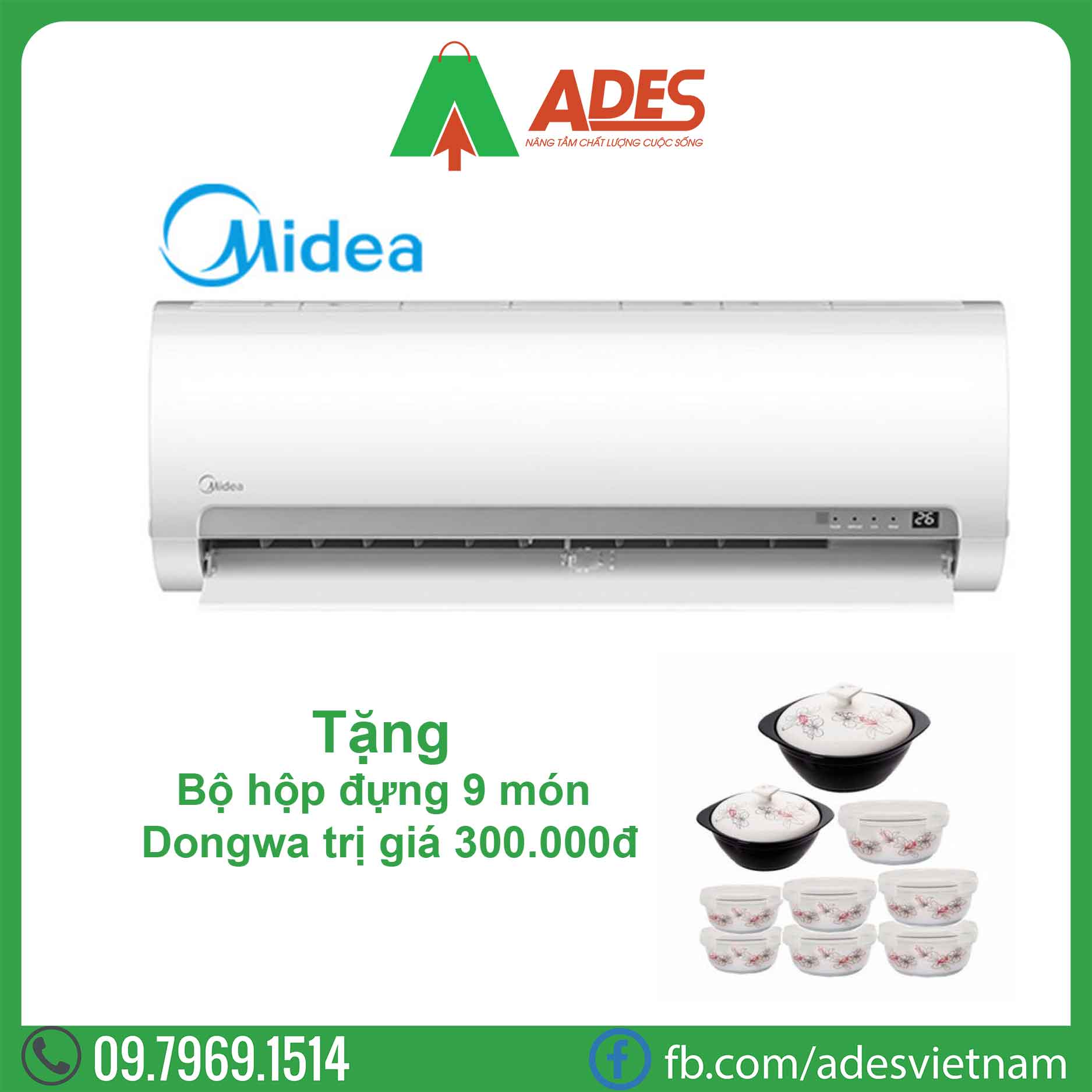 Dieu hoa 1 chieu Midea MSABI-24CRN1 24.000BTU