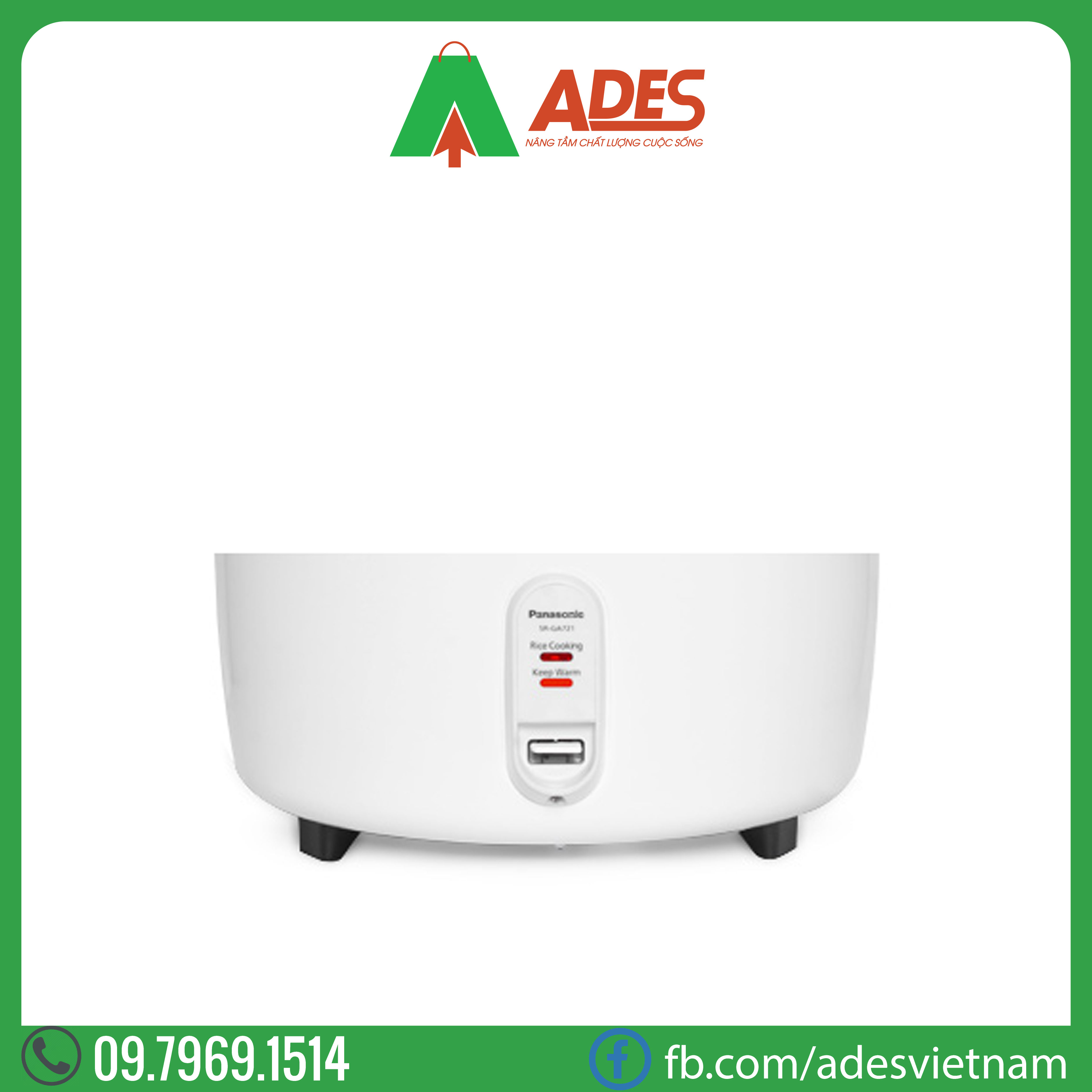 Noi Com Dien Panasonic SR-GA721WRA | Chinh Hang, Gia Re