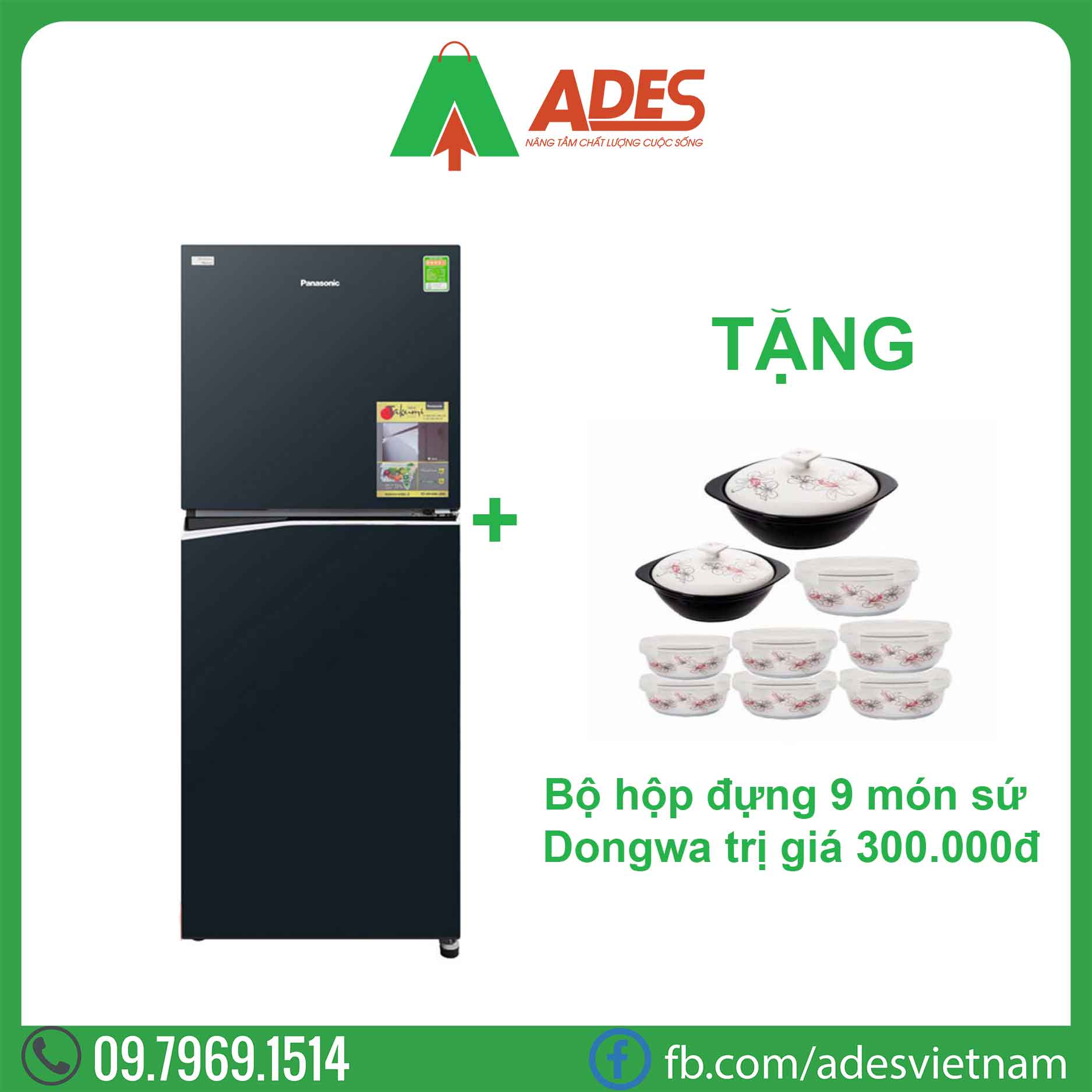 Tu lanh Panasonic Inverter NR-BL300GAVN