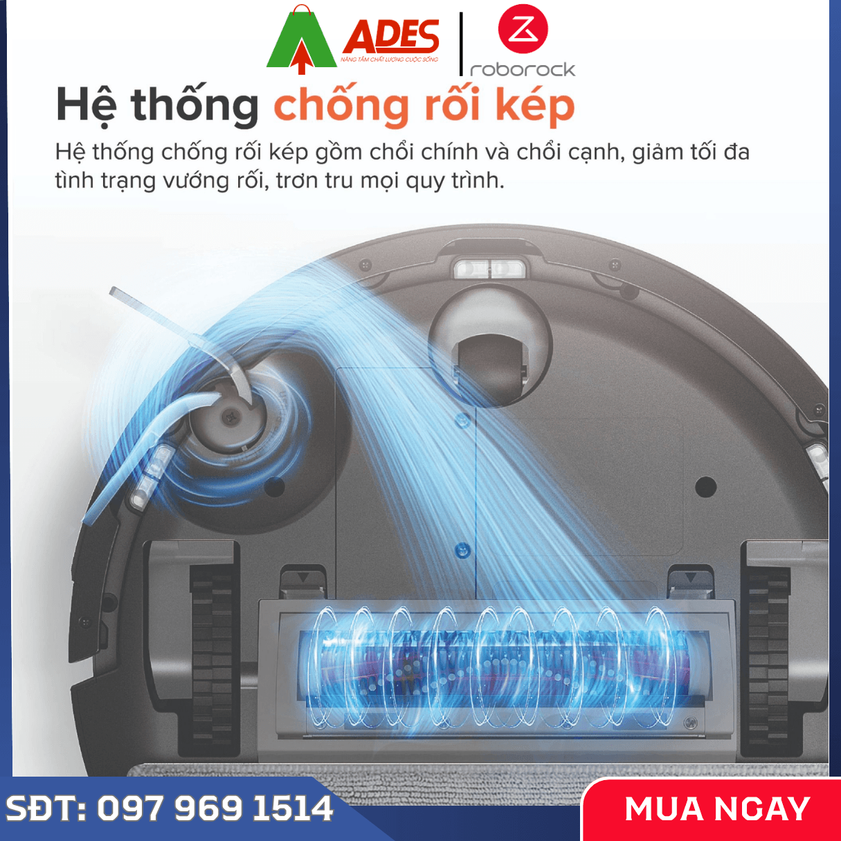 Robot Hút Bụi Lau Nhà Roborock Q10 PF