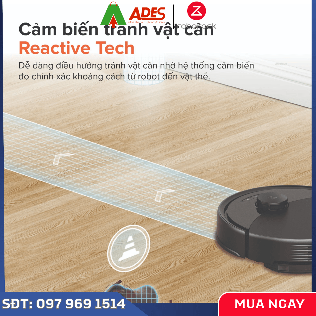 Robot Hút Bụi Lau Nhà Roborock Q10 PF