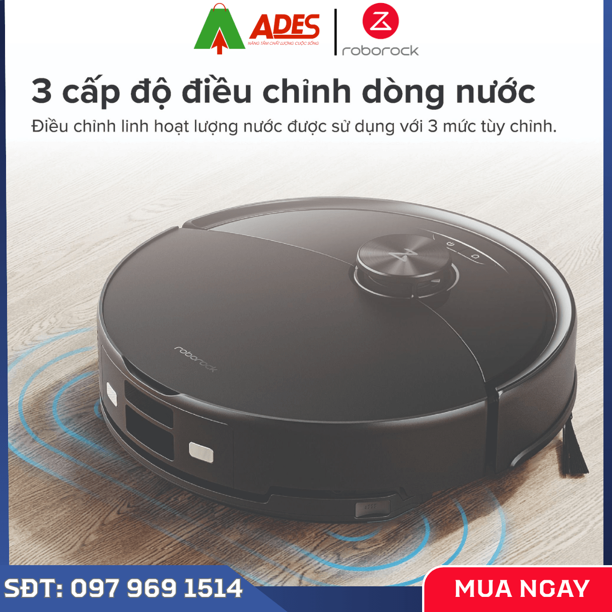 Robot Hút Bụi Lau Nhà Roborock Q10 PF