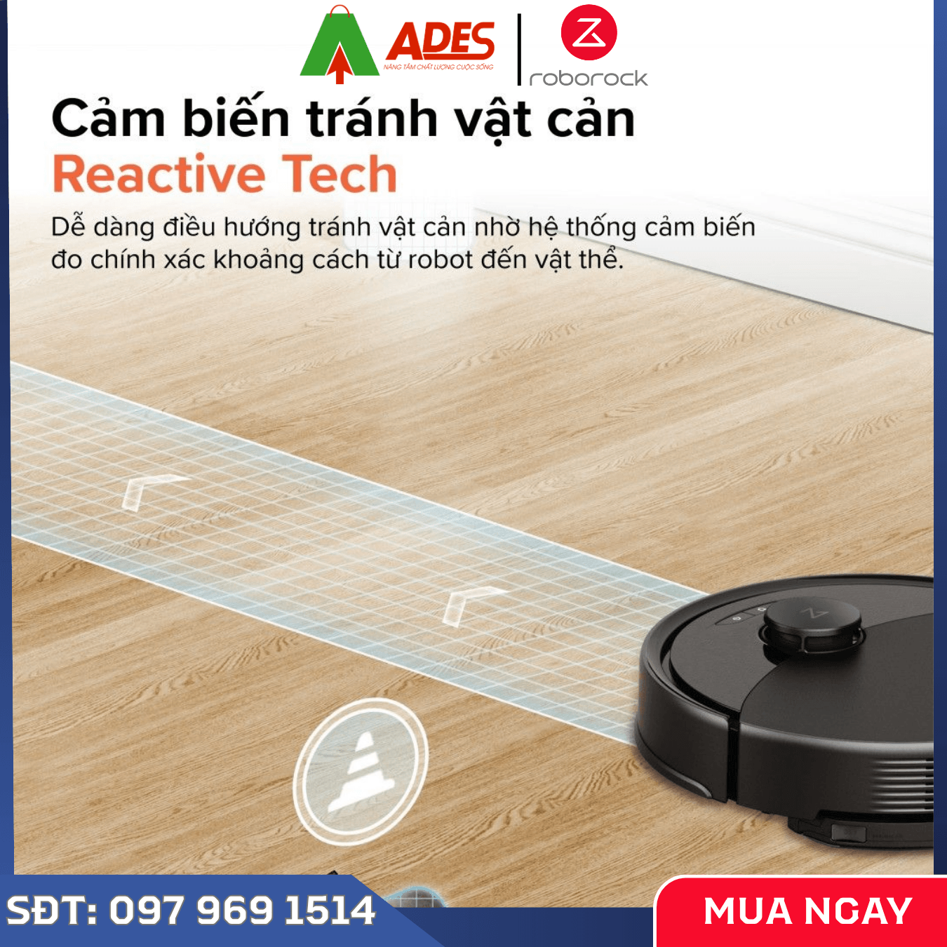 Robot Hút Bụi Lau Nhà Roborock Q10 PF+