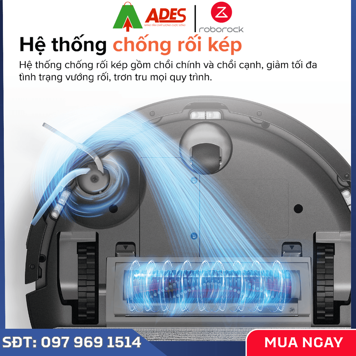 Robot Hút Bụi Lau Nhà Roborock Q10 VF+