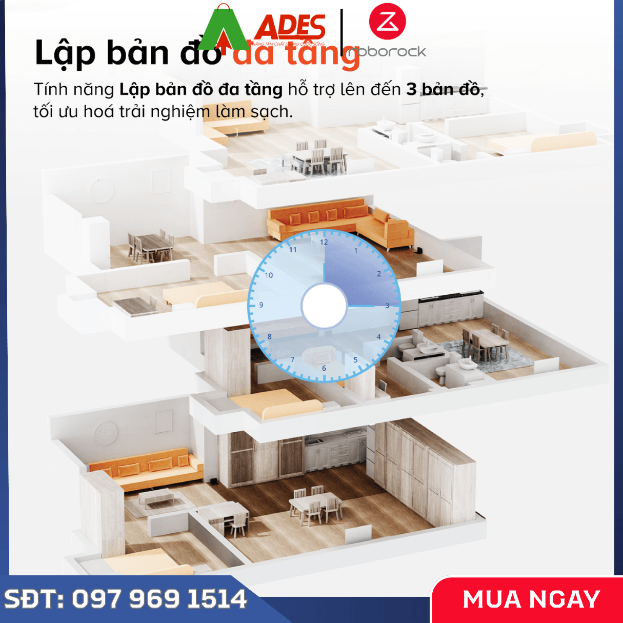 Robot Hút Bụi Lau Nhà Roborock Q7 TF