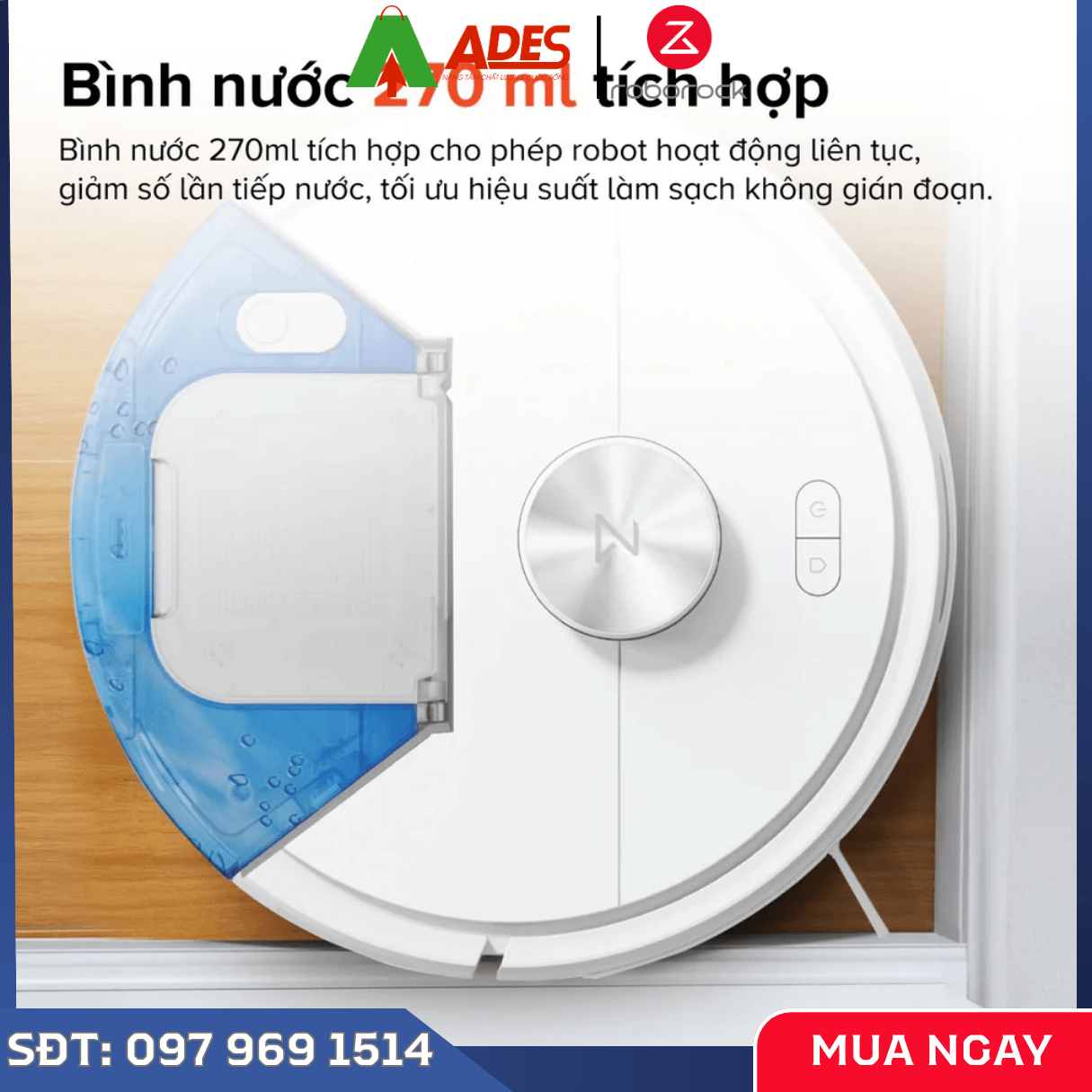 Robot Hút Bụi Lau Nhà Roborock Q7 TF