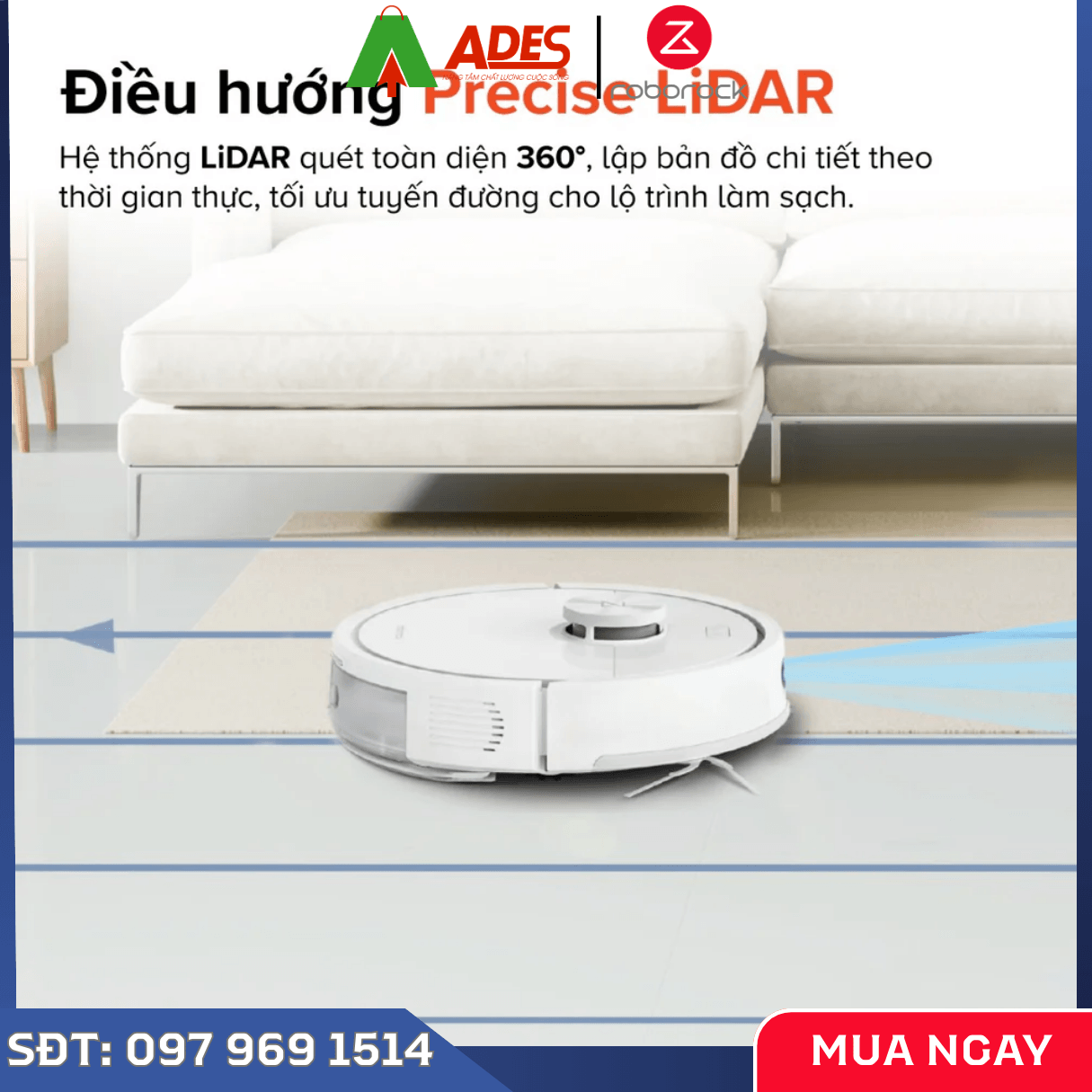 Robot Hút Bụi Lau Nhà Roborock Q7 TF