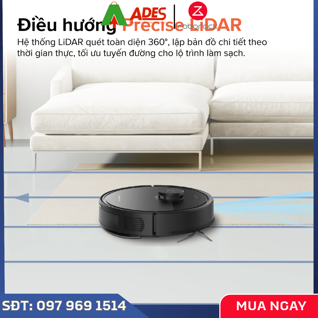 Robot Hút Bụi Lau Nhà Roborock Q7 TF+