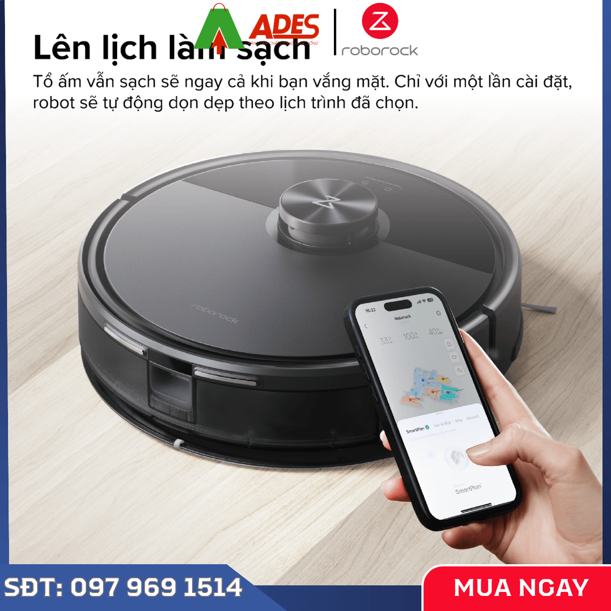 Robot Hút Bụi Lau Nhà Roborock Q7 TF+