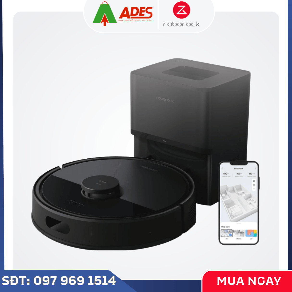 Robot Hút Bụi Lau Nhà Roborock Q7 TF+