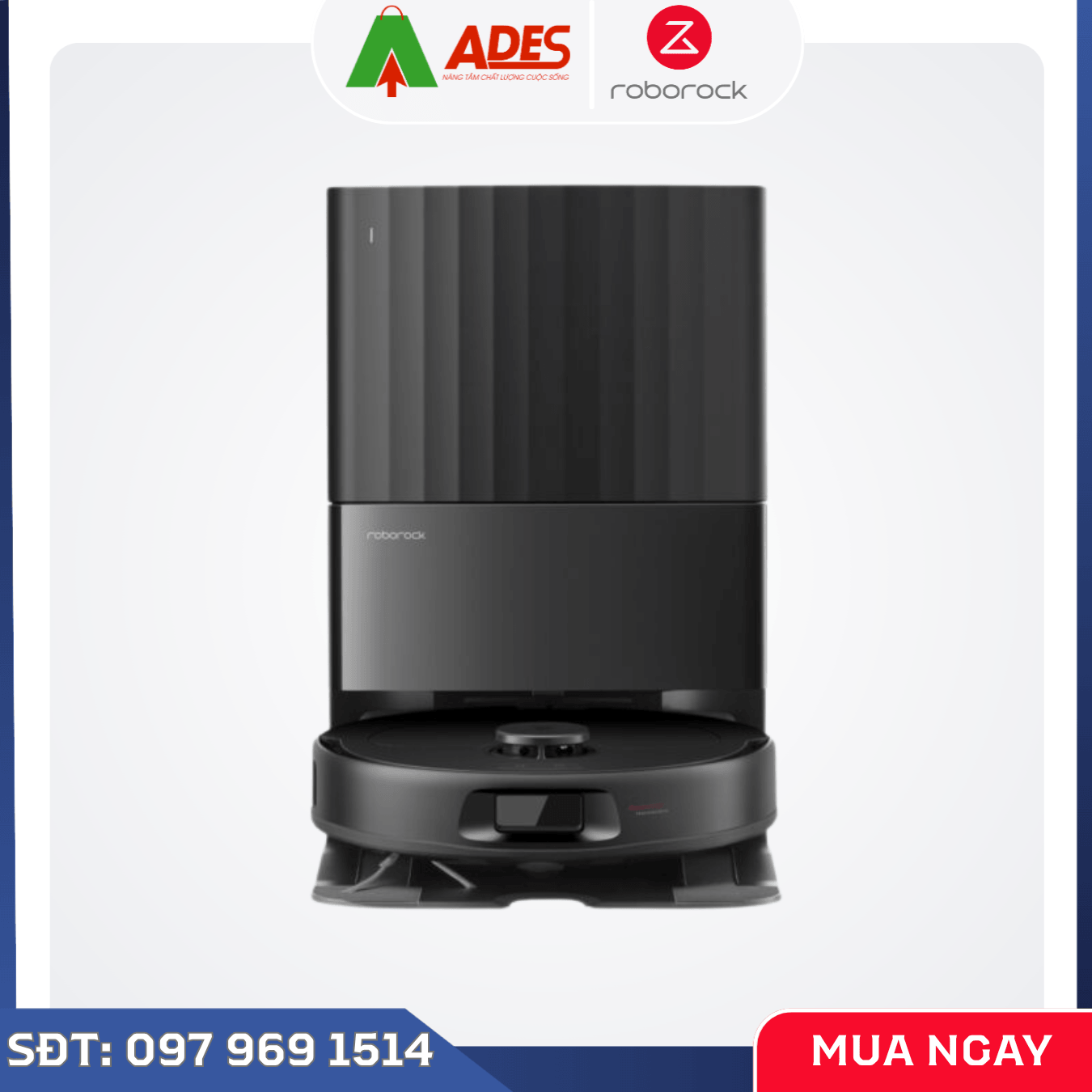 Robot hút bụi Roborock QR 798 lực hút mạnh, lau nhà sạch, tránh vật cản thông minh